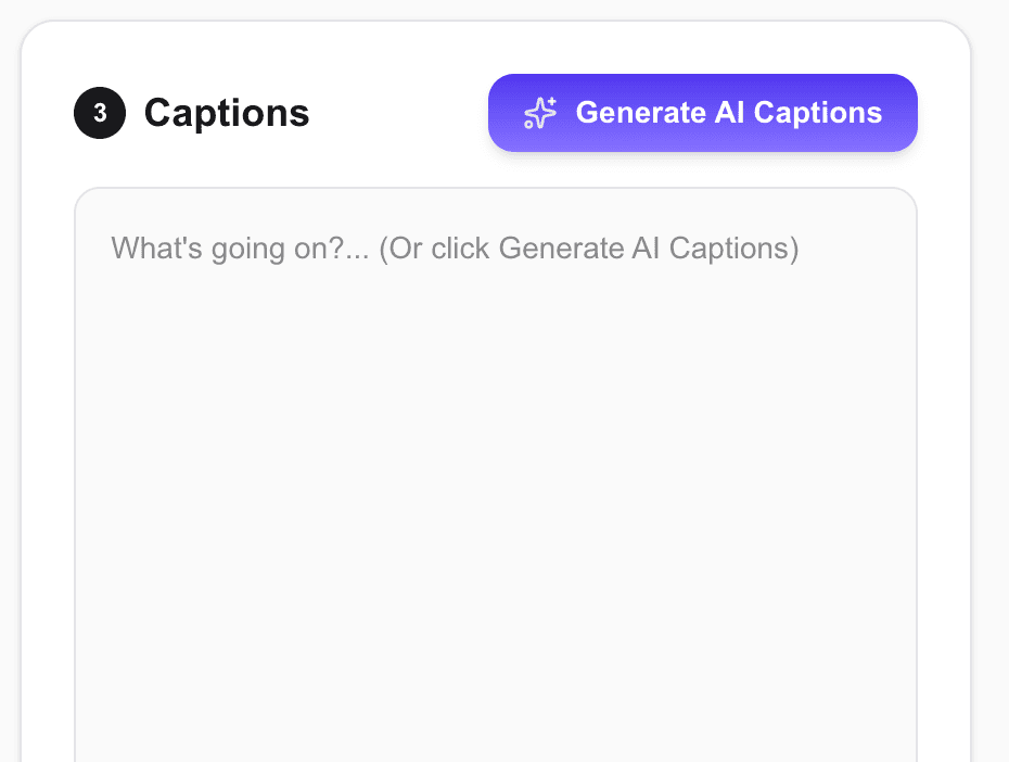 AI-powered captions